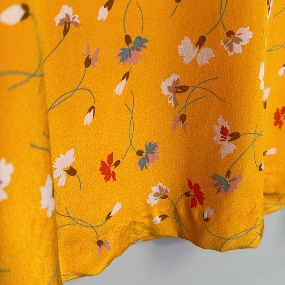 Madewell Silk Belladonna Dress in Painted Carnations 0 - Picture 4 of 8